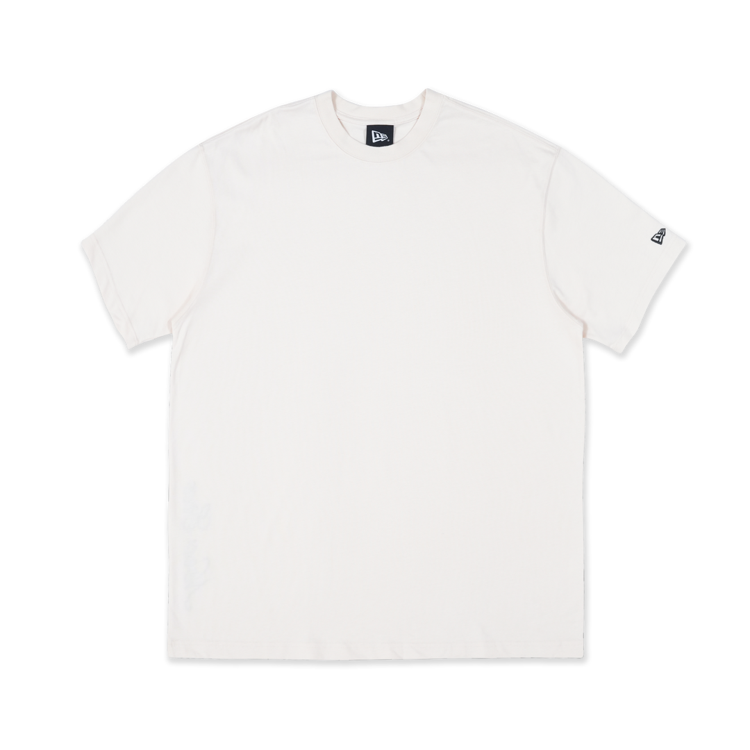 NEW ERA BASIC LIGHT CREAM OVERSIZED SHORT SLEEVE T-SHIRT