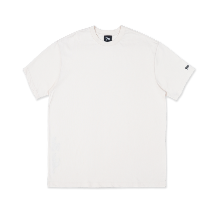 NEW ERA BASIC LIGHT CREAM OVERSIZED SHORT SLEEVE T-SHIRT