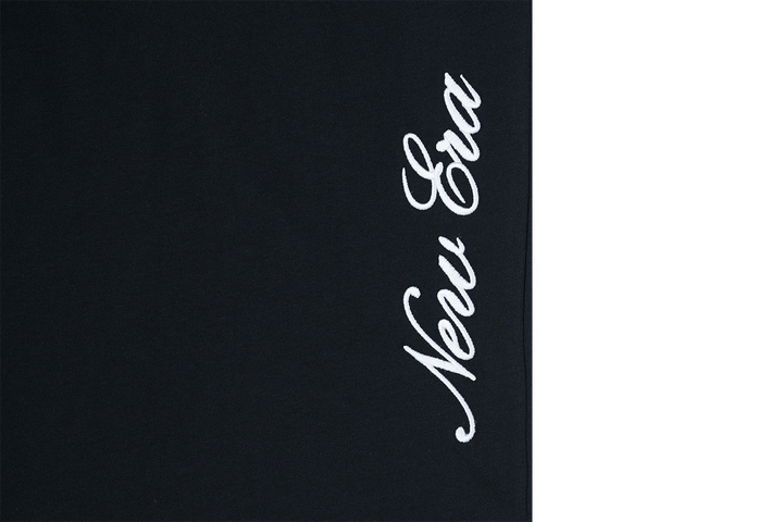 NEW ERA BASIC BLACK OVERSIZED SHORT SLEEVE T-SHIRT