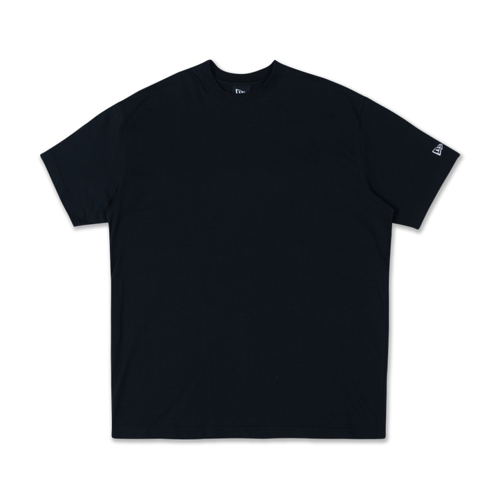 NEW ERA BASIC BLACK OVERSIZED SHORT SLEEVE T-SHIRT