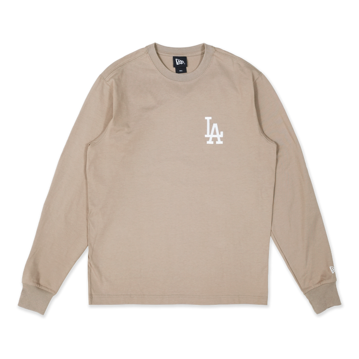 New Era เสื้อยืดแขนยาวรุ่น Los Angeles Dodgers Color Era Ash Brown Long Sleeve T-Shirt