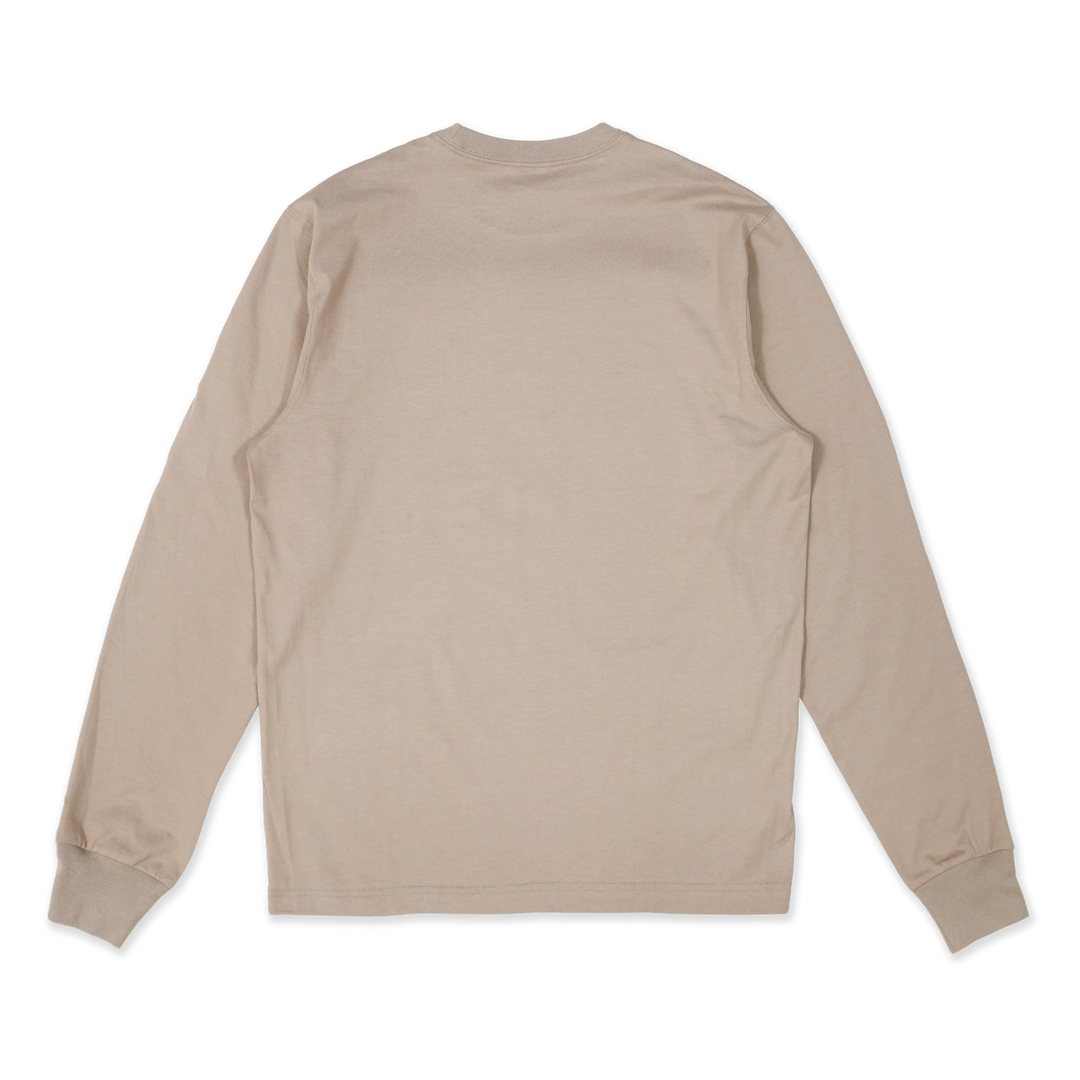 New Era เสื้อยืดแขนยาวรุ่น Los Angeles Dodgers Color Era Ash Brown Long Sleeve T-Shirt