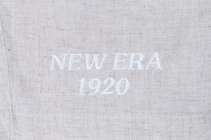 NEW ERA SOFT NATURE - LINEN LIGHT CREAM WOVEN SHORTS