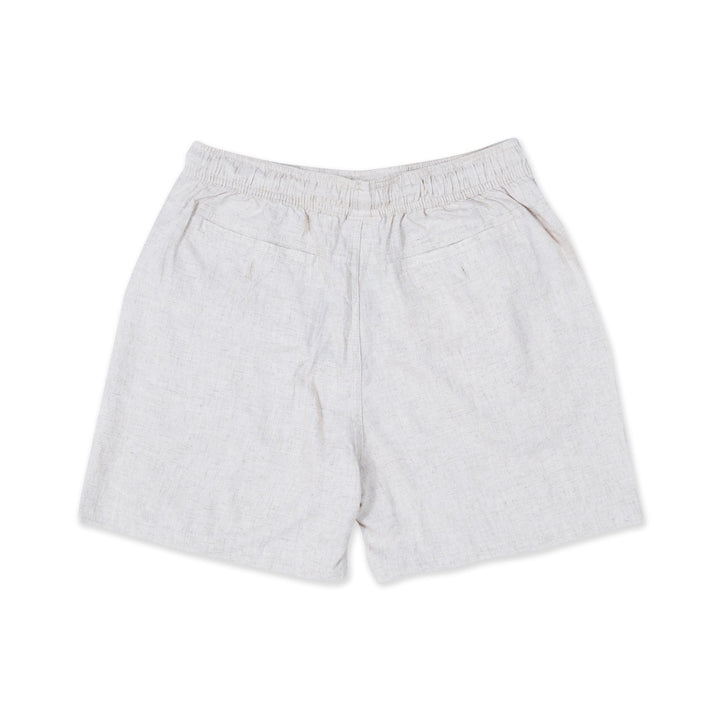 NEW ERA SOFT NATURE - LINEN LIGHT CREAM WOVEN SHORTS