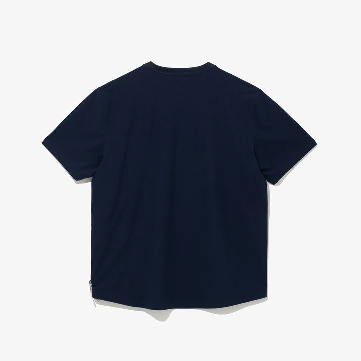 NEW ERA TECH ICE TRICOT NAVY SHORT SLEEVE TEE