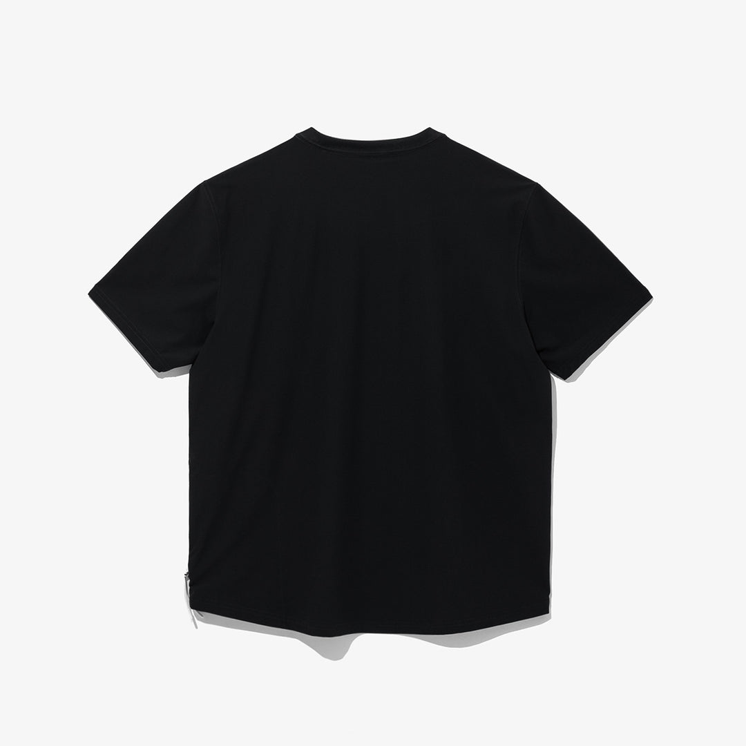 NEW ERA TECH ICE TRICOT BLACK SHORT SLEEVE TEE