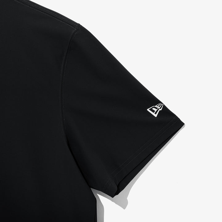 NEW ERA TECH ICE TRICOT BLACK SHORT SLEEVE TEE