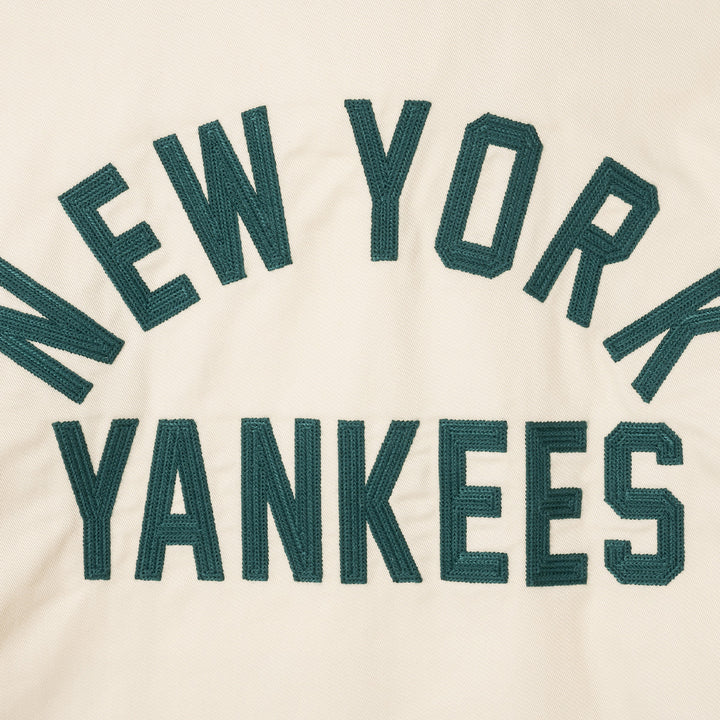 NEW YORK YANKEES MLB COACH IVORY JACKET