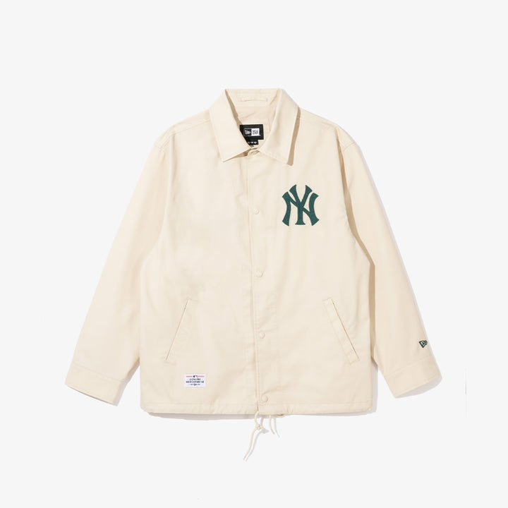 NEW YORK YANKEES MLB COACH IVORY JACKET