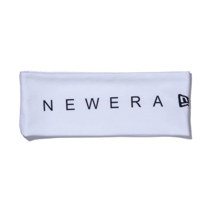 NEW ERA WORDMARK LOGO WHITE HEADBAND