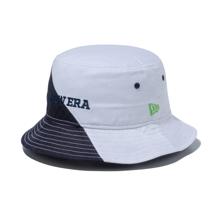 NEW ERA DIAGONAL WHITE BUCKET 01