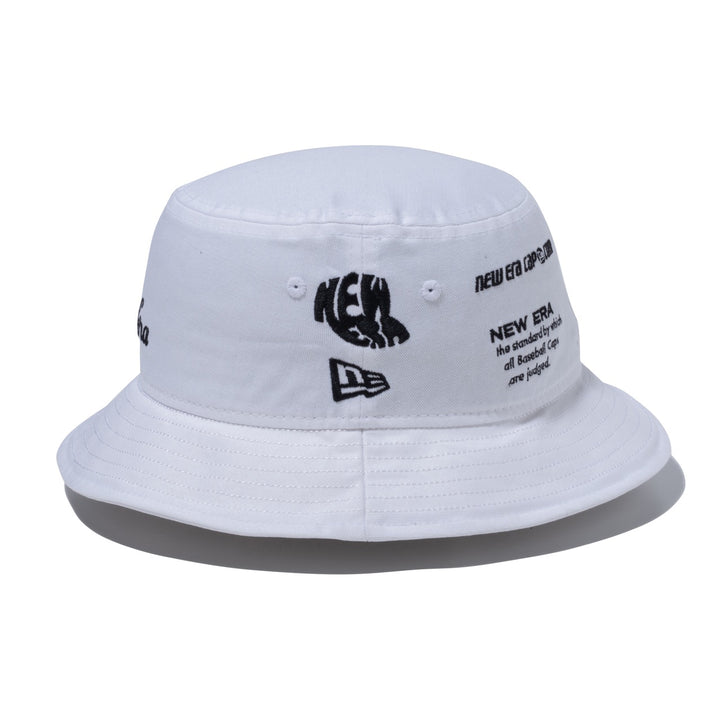 NEW ERA ARCHIVE LOGO WHITE BUCKET 01