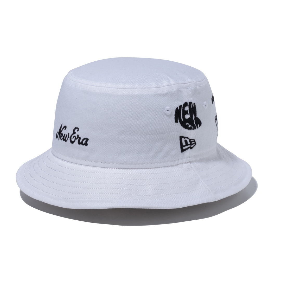 NEW ERA ARCHIVE LOGO WHITE BUCKET 01