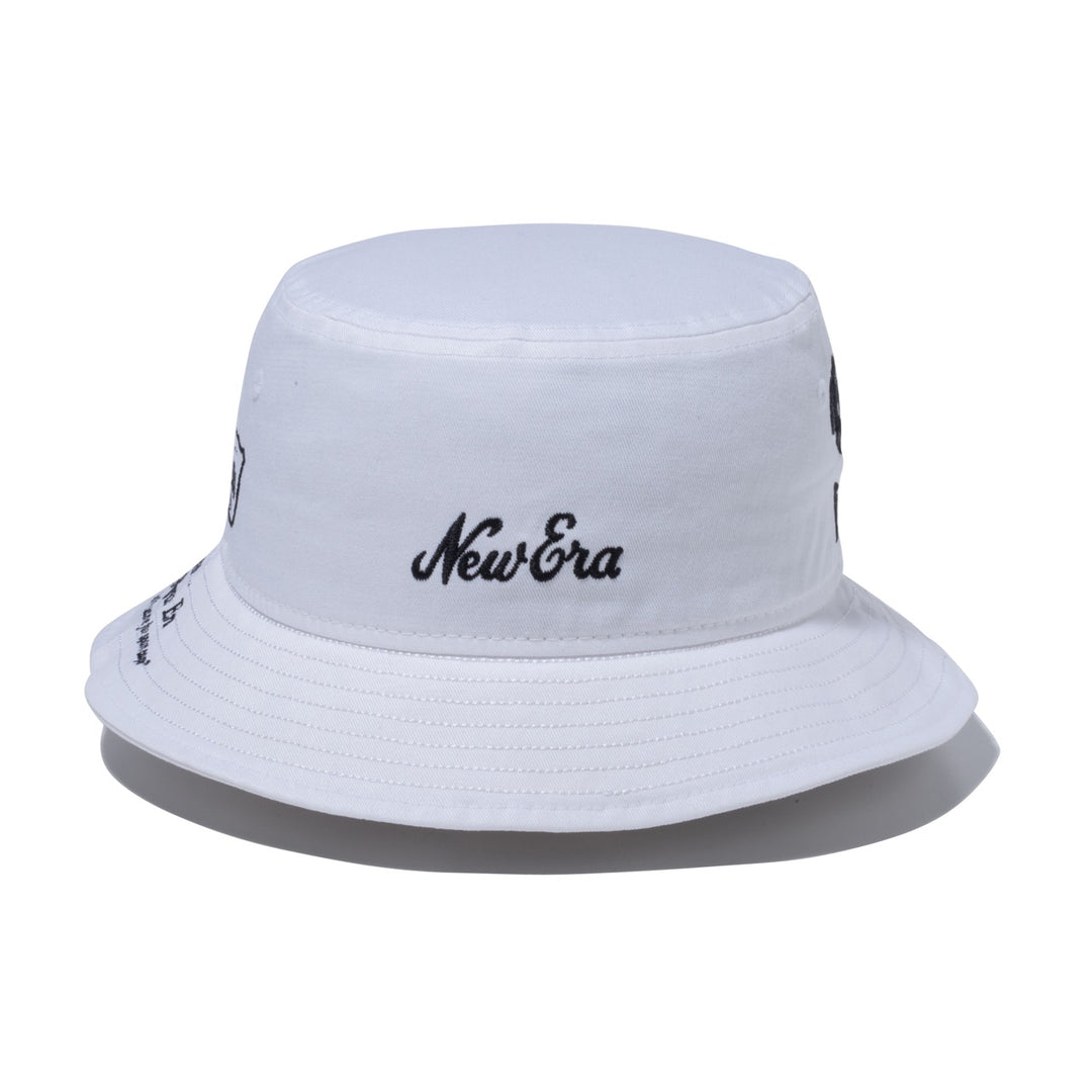 NEW ERA ARCHIVE LOGO WHITE BUCKET 01