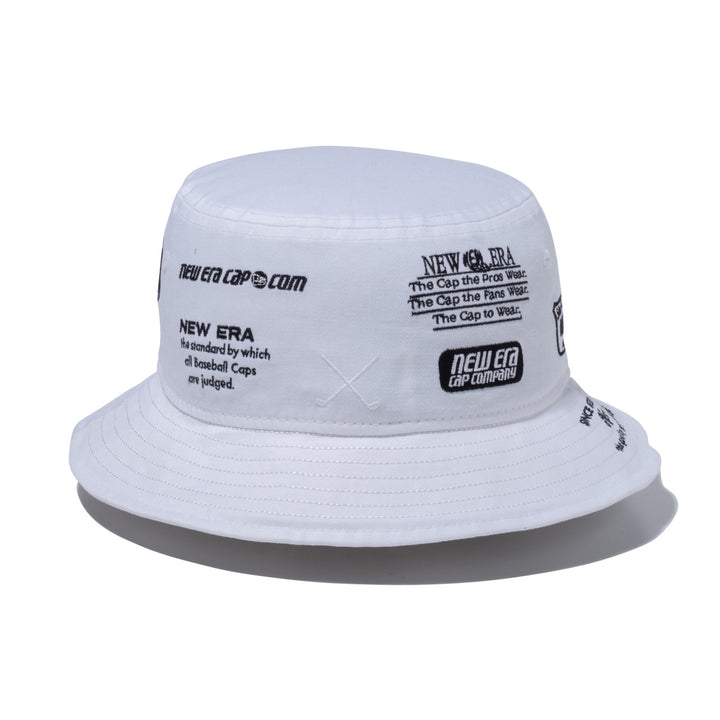 NEW ERA ARCHIVE LOGO WHITE BUCKET 01