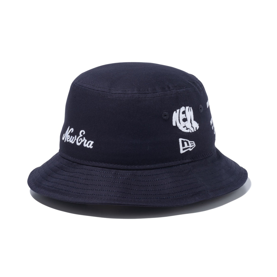 NEW ERA ARCHIVE LOGO NAVY BUCKET 01