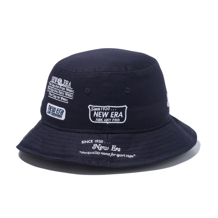 NEW ERA ARCHIVE LOGO NAVY BUCKET 01