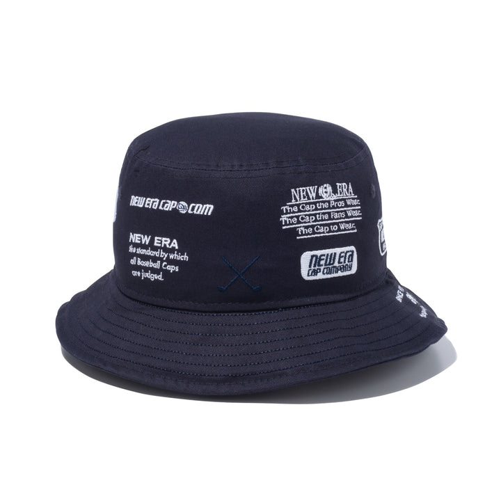 NEW ERA ARCHIVE LOGO NAVY BUCKET 01