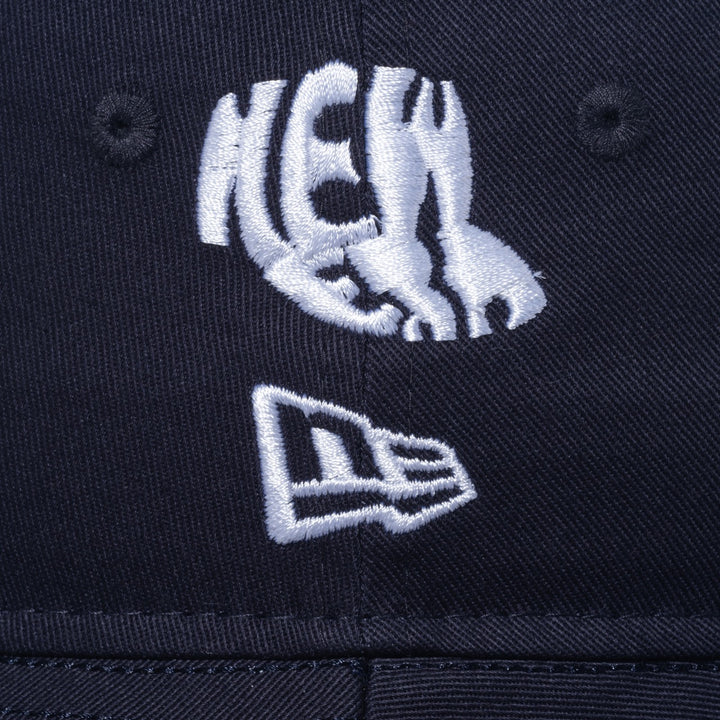 NEW ERA ARCHIVE LOGO NAVY BUCKET 01