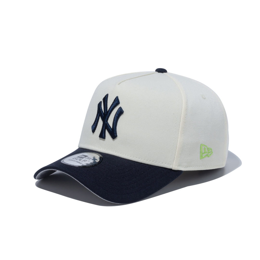 NEW YORK YANKEES 2 TONE CREAM AND NAVY 9FORTY A-FRAME CAP