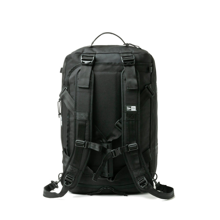 NEW ERA BLACK 50L PRINED LOGO 2-WAY CLUB DUFFEL BAG