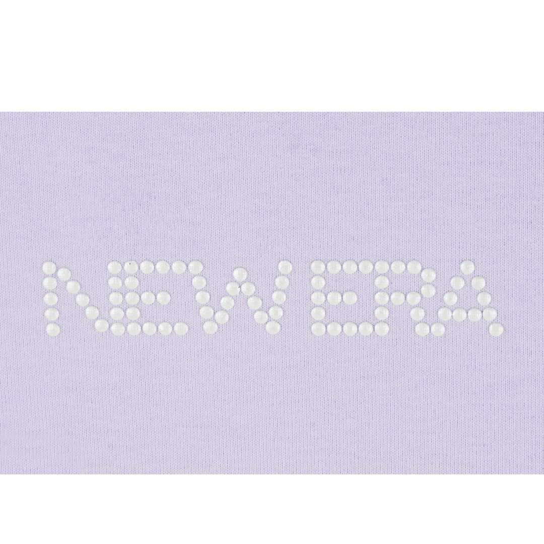 NEW ERA SAVOR THE MOMENT - PEARL PASTEL LILAC WOMEN CROP TEE