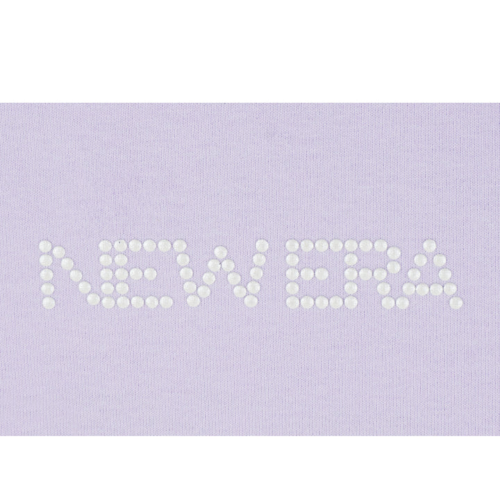 NEW ERA SAVOR THE MOMENT - PEARL PASTEL LILAC WOMEN CROP TEE