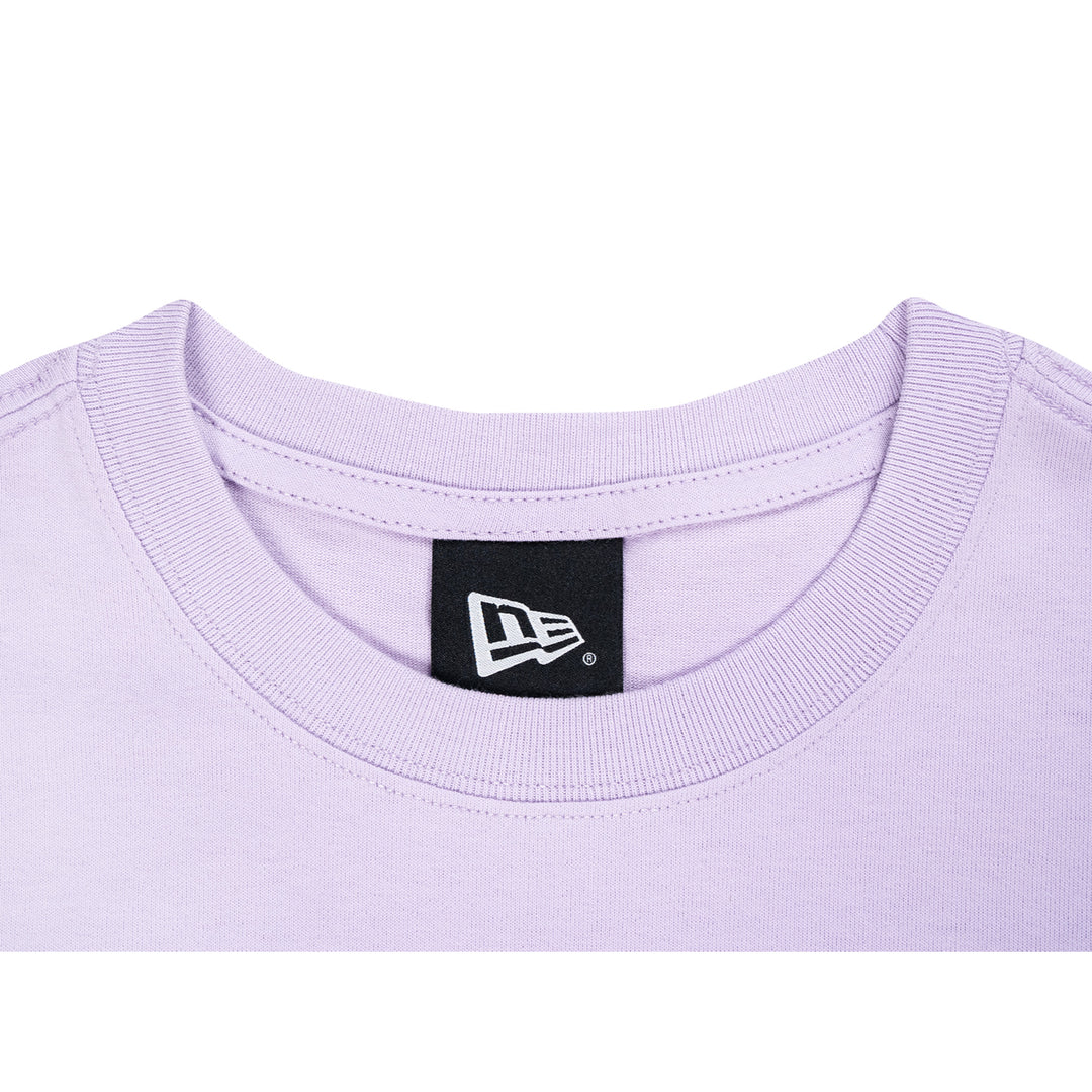 NEW ERA SAVOR THE MOMENT - PEARL PASTEL LILAC WOMEN CROP TEE