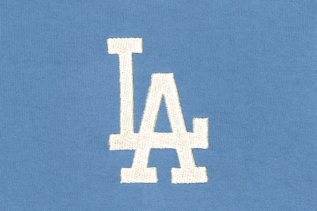 LOS ANGELES DODGERS COLOR ERA FADED BLUE WOMEN CROP TEE