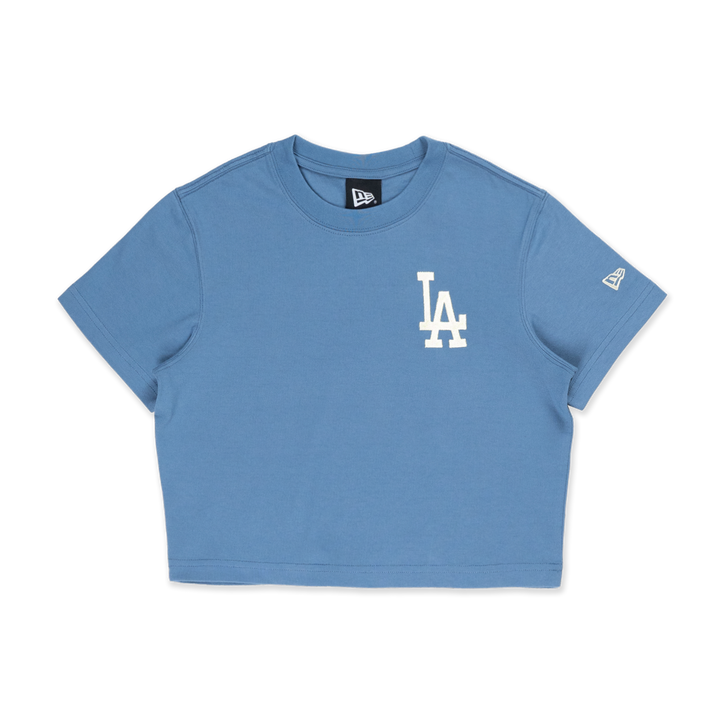 LOS ANGELES DODGERS COLOR ERA FADED BLUE WOMEN CROP TEE