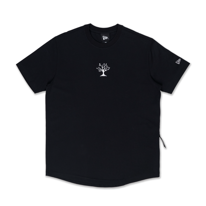 NEW ERA เสื้อยืดแขนสั้น รุ่น NEW ERA OUTDOOR NATURAL LOGO BLACK PERFORMANCE SHORT SLEEVE T-SHIRT