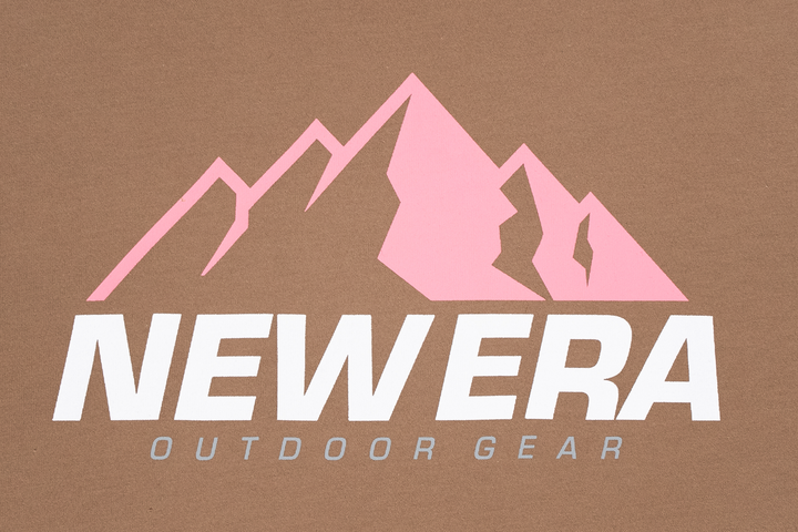 NEW ERA OUTDOOR BOLD COLOR KHAKI PERFORMANCE SHORT SLEEVE T-SHIRT