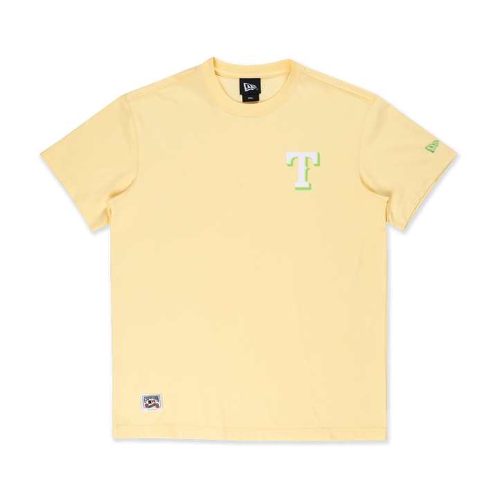 59FIFTY PACK - LEMON TEA TEXAS RANGERS COOPERSTOWN BABY YELLOW REGULAR SHORT SLEEVE T-SHIRT