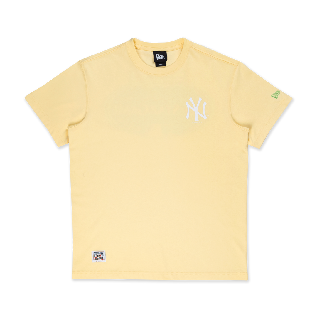 59FIFTY PACK - LEMON TEA NEW YORK YANKEES COOPERSTOWN BABY YELLOW REGULAR SHORT SLEEVE T-SHIRT