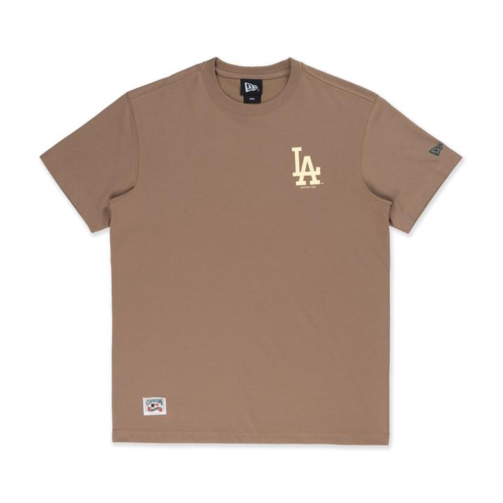 59FIFTY PACK - LEMON TEA LOS ANGELES DODGERS COOPERSTOWN KHAKI REGULAR SHORT SLEEVE T-SHIRT