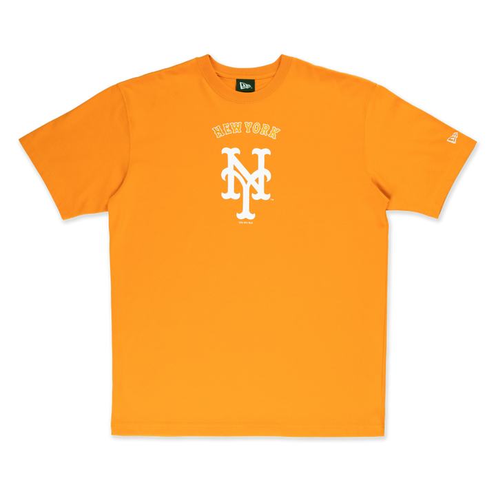 NEW ERA เสื้อยืดแขนสั้น รุ่น NEW YORK METS MLB VISOR LOGO ORANGE POPSICLE OVERSIZED SHORT SLEEVE T-SHIRT