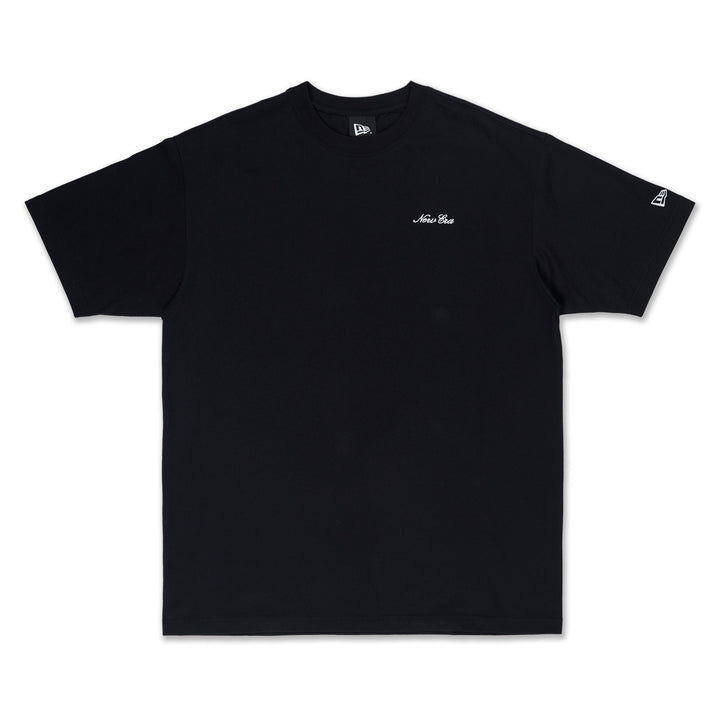 New Era Basic Black Oversized Short Sleeve T-Shirt