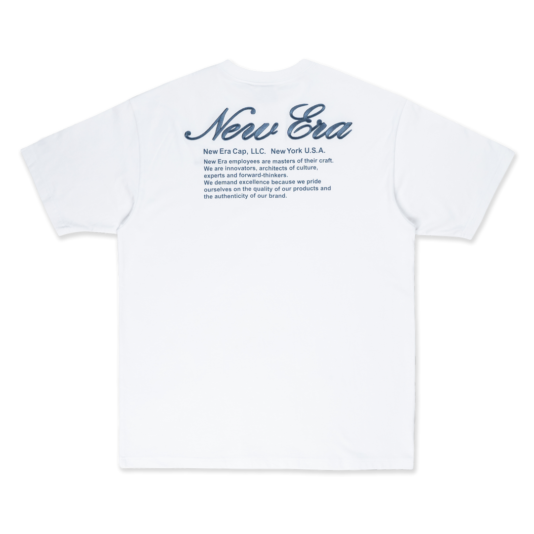 NEW ERA BASIC WHITE OVERSIZED SHORT SLEEVE T-SHIRT