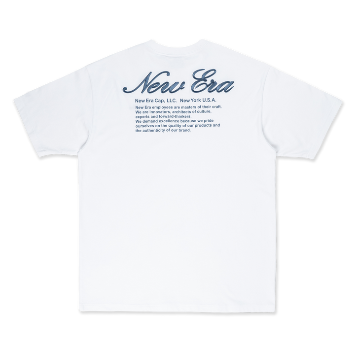NEW ERA BASIC WHITE OVERSIZED SHORT SLEEVE T-SHIRT