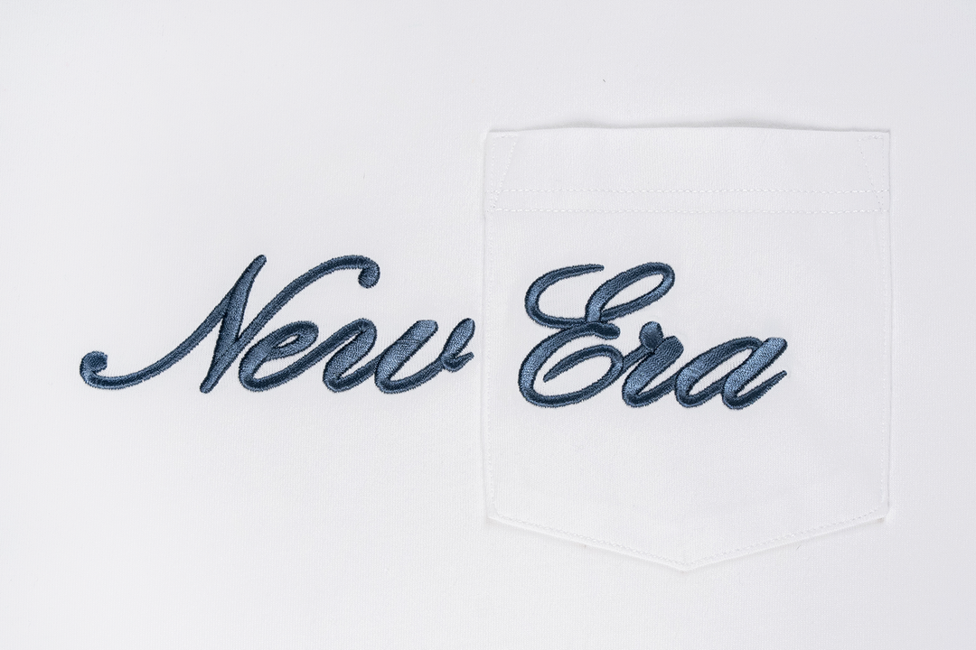 NEW ERA BASIC WHITE REGULAR SHORT SLEEVE POCKET T-SHIRT