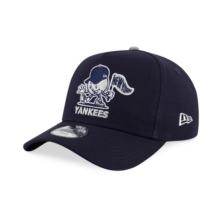 NEW YORK YANKEES LEAGUE MIX NAVY KIDS 9FORTY AF CAP