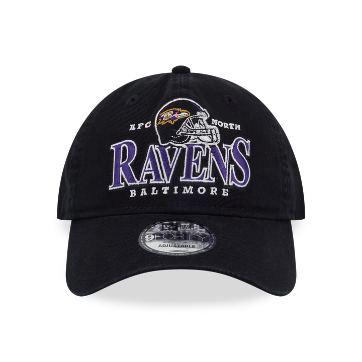 BALTIMORE RAVENS NFL HELMET BLACK 9FORTY UNST CAP