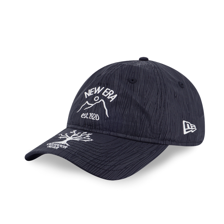 NEW ERA หมวก รุ่น NEW ERA OUTDOOR NATURAL LOGO BLACK 9FORTY UNST LONG VISOR CAP