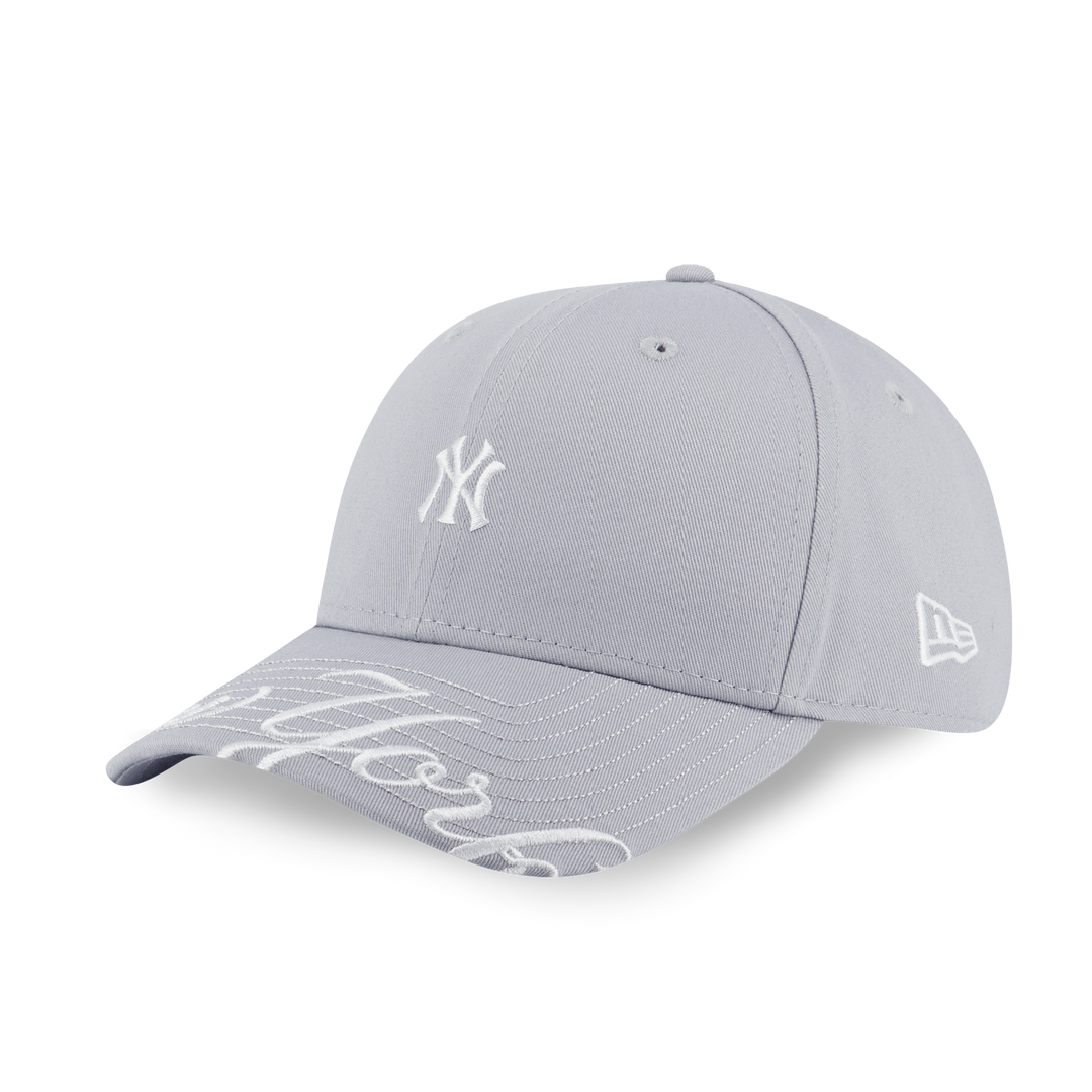 NEW YORK YANKEES MLB VISOR LOGO DOLPHINE GREY 9FORTY CAP