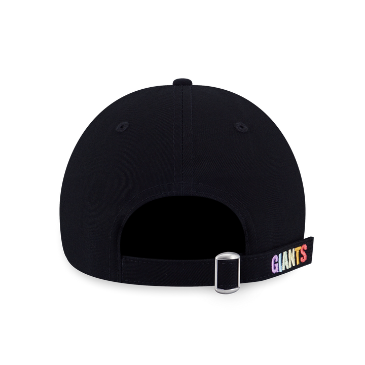 SAN FRANCISCO GIANTS LIGHT RAINBOW LAYERED LOGO BLACK 9TWENTY CAP