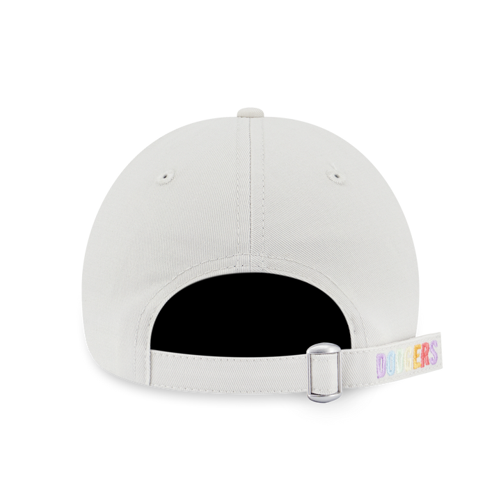 LOS ANGELES DODGERS LIGHT RAINBOWV LAYERED LOGO IVORY 9TWENTY CAP