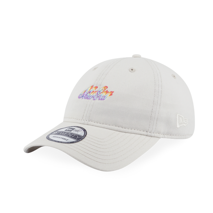 NEW ERA LIGHT RAINBOW LAYERED LOGO IVORY 9TWENTY CAP