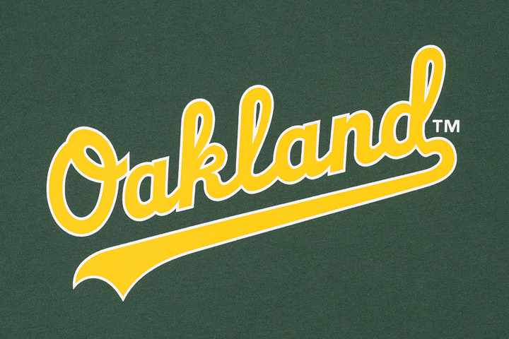 OAKLAND ATHLETICS GAME DAY COOL ERA DARK GREEN SHORT SLEEVE TEE