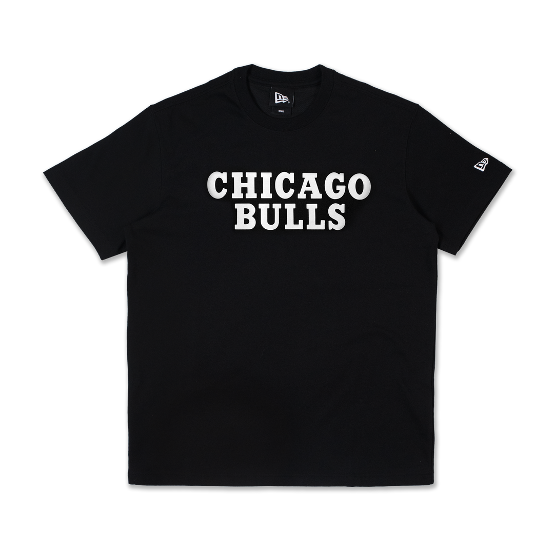 CHICAGO BULLS GAME DAY COOL ERA BLACK SHORT SLEEVE TEE