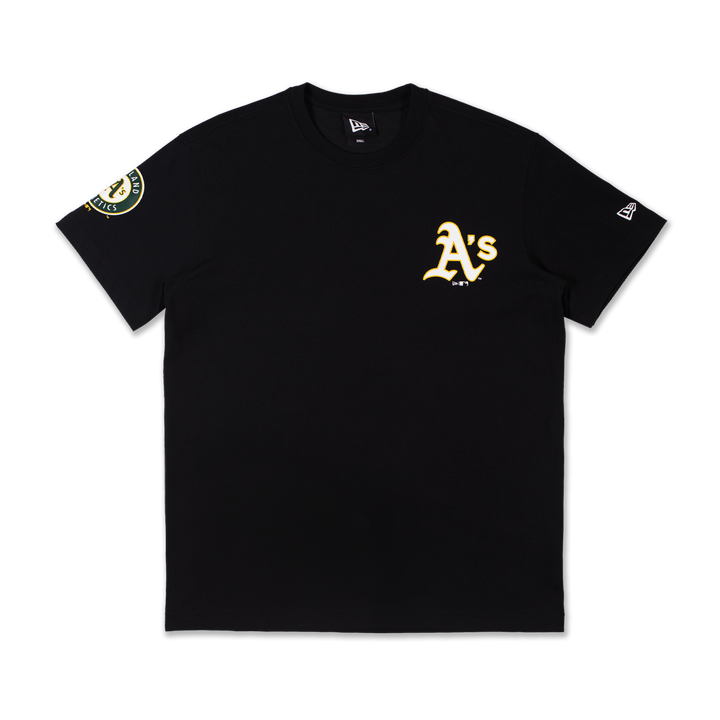 OAKLAND ATHLETICS COOP COOL ERA BLACK SHORT SLEEVE TEE